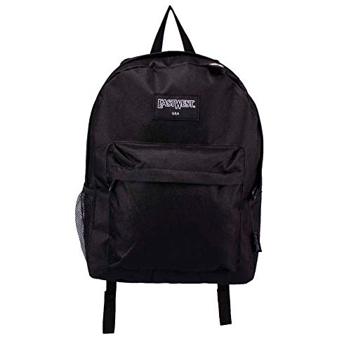 17" Black Backpack with 48 Piece School Supply Kit - School Supply Bundle Pack for Boys and Girls