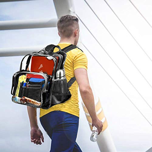HEAVY DUTY Large Clear Transparent Backpack