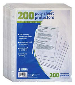 200 Piece Sheet Protectors