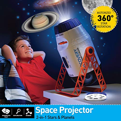 Planetarium Projector for Children with Rotating Stars