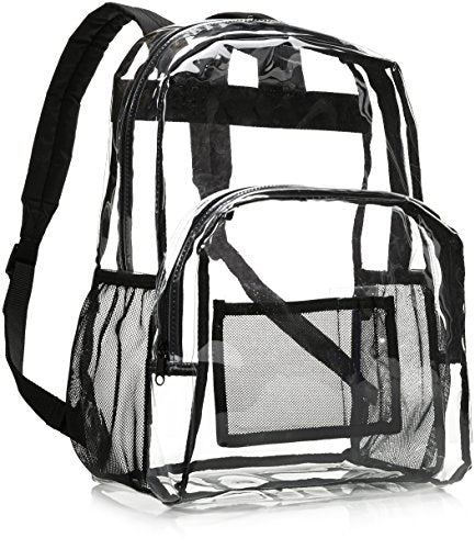 School Backpack - Clear