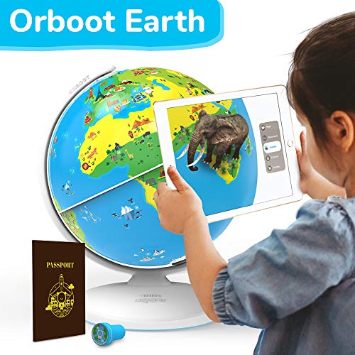 Reality Interactive Globe For Kids, Stem Toy For Boys & Girls Ages 4+ Educational Toy Gift (No Borders, No Names On Globe)