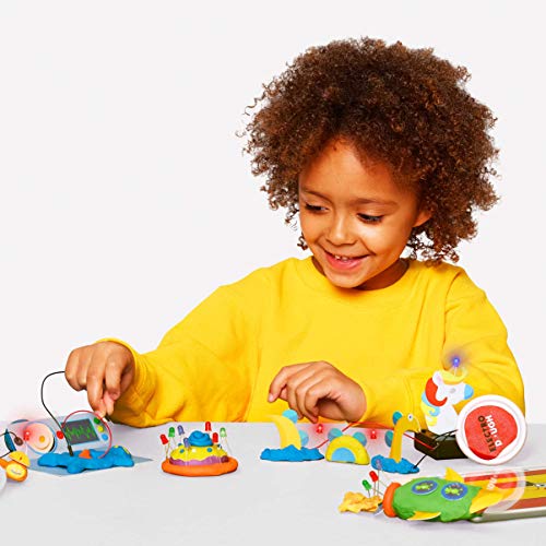 Tech Will Save Us Electro Dough Project Kit | Educational Electronic Science Technology STEM Toy, Gift for Boys, Girls, Kids Ages 4 and up