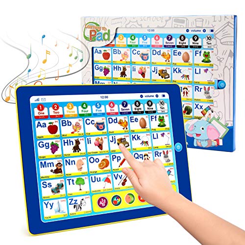 Learning Tablet with ABC/Words/Numbers/Color/Games/Music